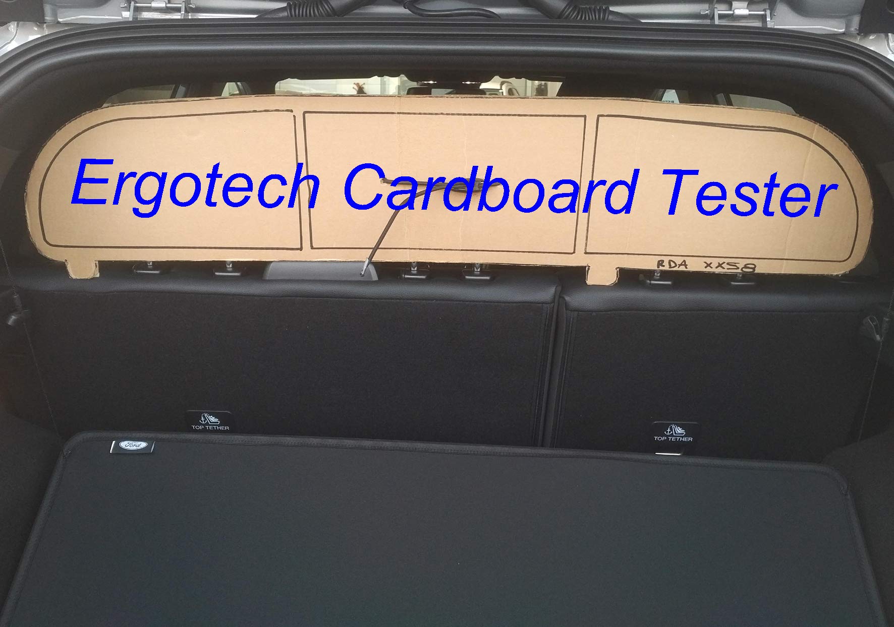 Divisorio Griglia Metallo ERGOTECH Per Ford Tourneo Courier 2015- - Trasporto Cani Sicuro, Senza Forature - Foto 7