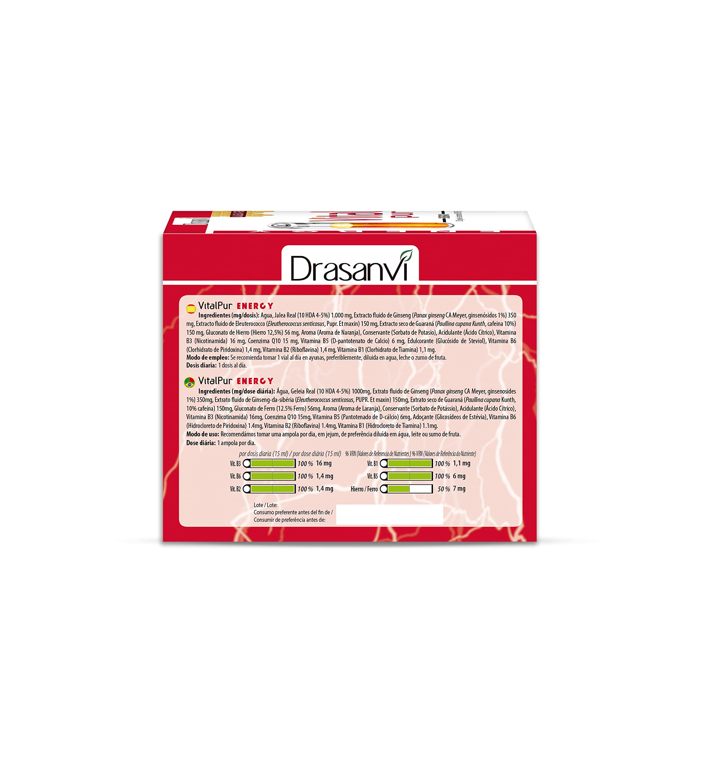VITALPUR ENERGY 20X15ML DRASANVI