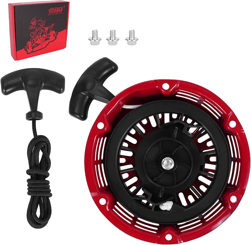 MTATCN GX160 Berántó Indító Szerkezet - Kompatibilis GX120/GX200/Predator 212cc Motorokkal, Piros, Kézi Indítású Go-Kart Alkatrész