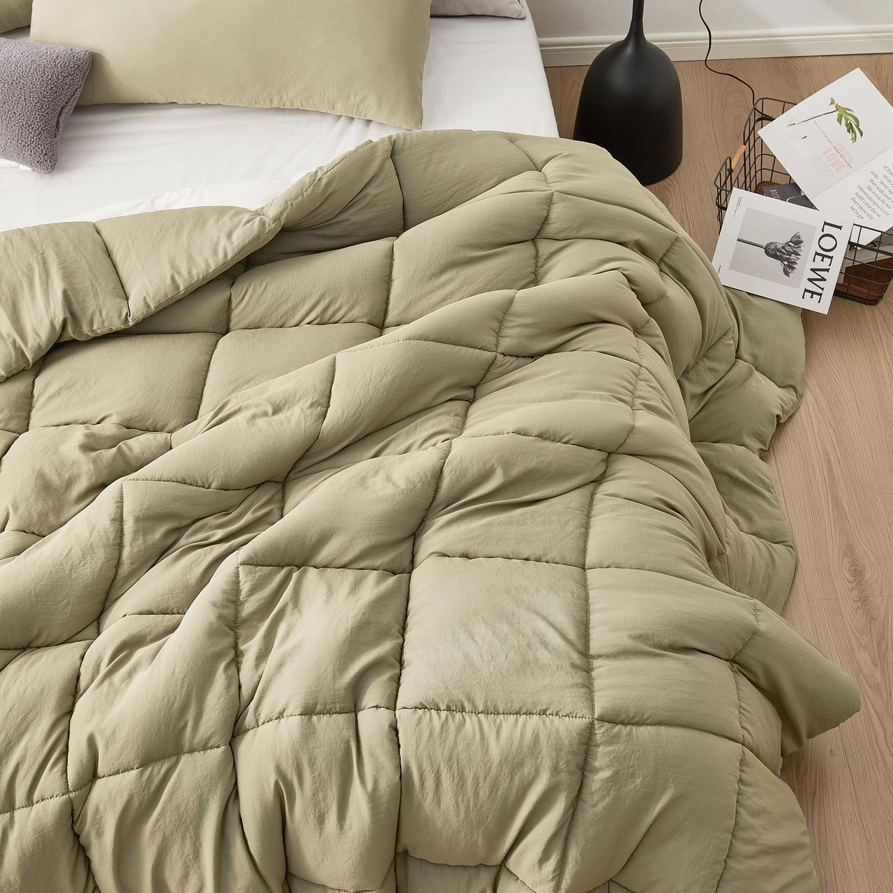 Byourbed Beachfront Avenue - Coma Inducer® Oversized King Cooling Comforter Set - Driftwood Rock