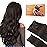 DOORES Clip in Human Hair Extensions, Dark Brown 150g 9pcs 14 Inch, Real Remy Straight Thick Hair