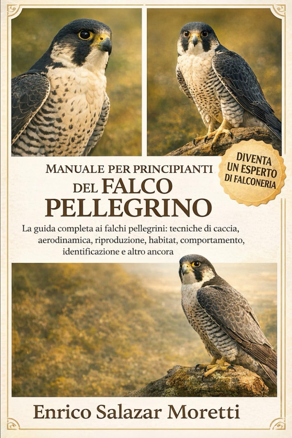 MANUALE PER PRINCIPIANTI DEL FALCO PELLEGRINO: La guida completa ai falchi pellegrini: tecniche di caccia, aerodinamica, riproduzione, habitat, comportamento, identificazione e altro ancora