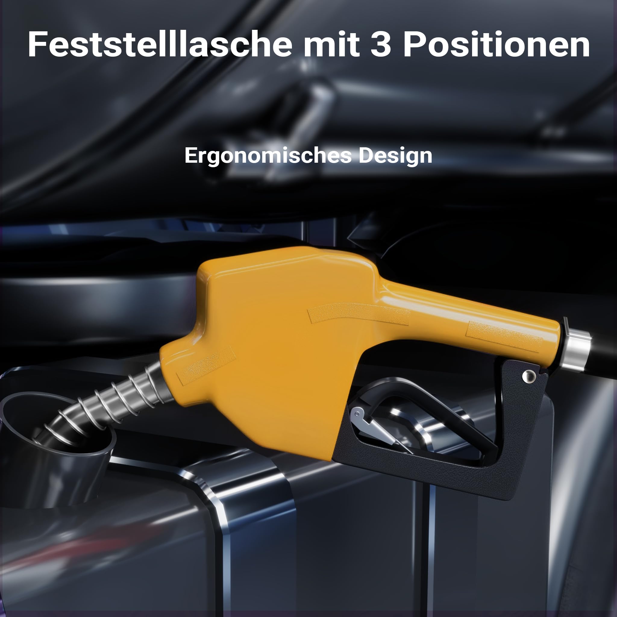 Wiltec Automatische Zapfpistole für Heizöl und Diesel 24mm (3/4 Zoll) DN20 120l/min Modell 4007