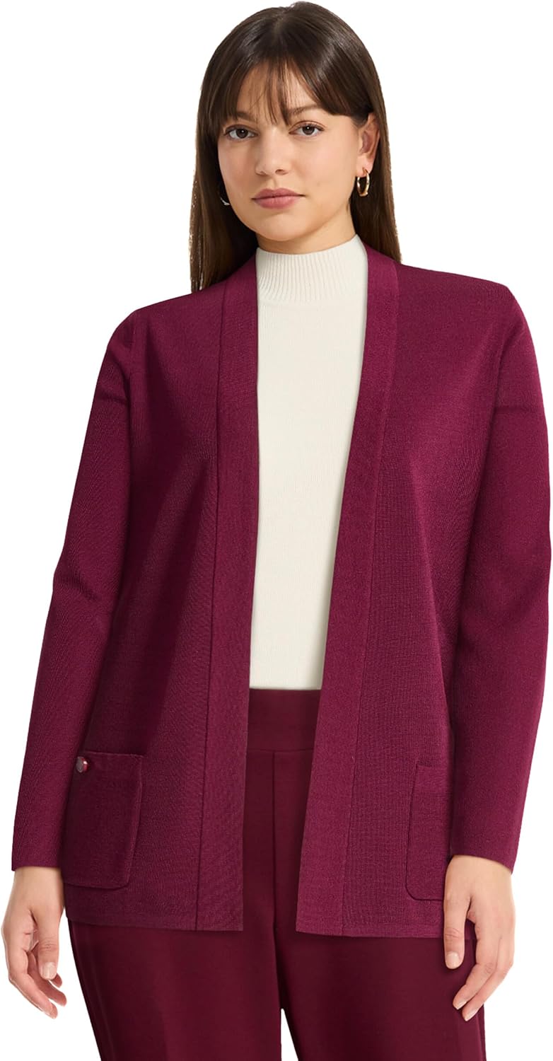 Anne Klein Womens Long Sleeve Malibu Cardigan