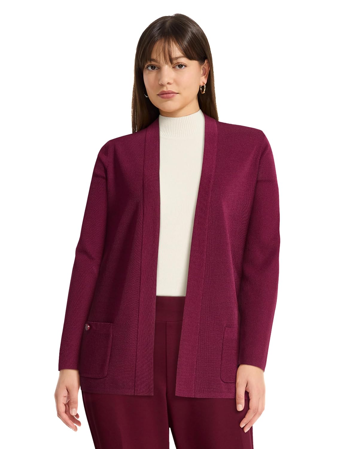 Anne Klein Womens Long Sleeve Malibu Cardigan