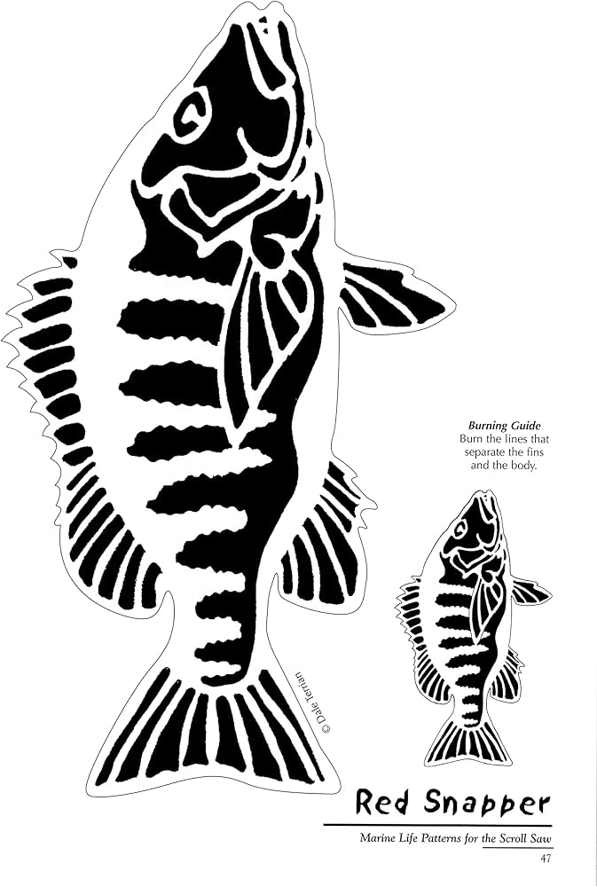 Marine Life Patterns for the Scroll Saw: 57 Original Designs for Dolphins, Seahorses, Whales, Sportfish, and More: Dale Terrian: 9781565231672: Amazon.com: Books the-trophy-faux-texas-redfish-3d-puzzle-laser-cut-scroll-saw-cnc-router-template-pattern-dxf-cdr-svg-makecnc