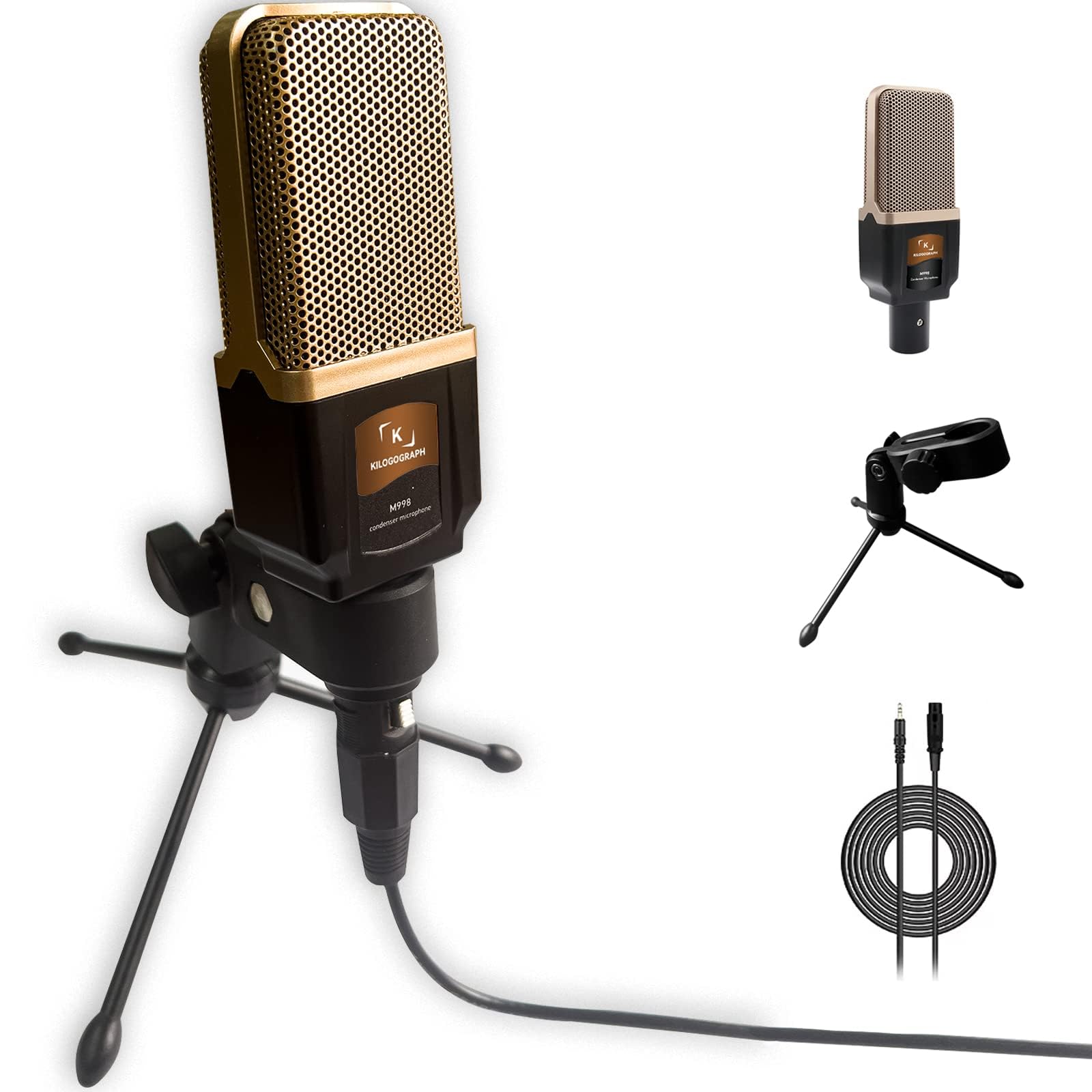 Amazon.com: KILOGOGRAPH Podcast Microphone M998 - Vintage