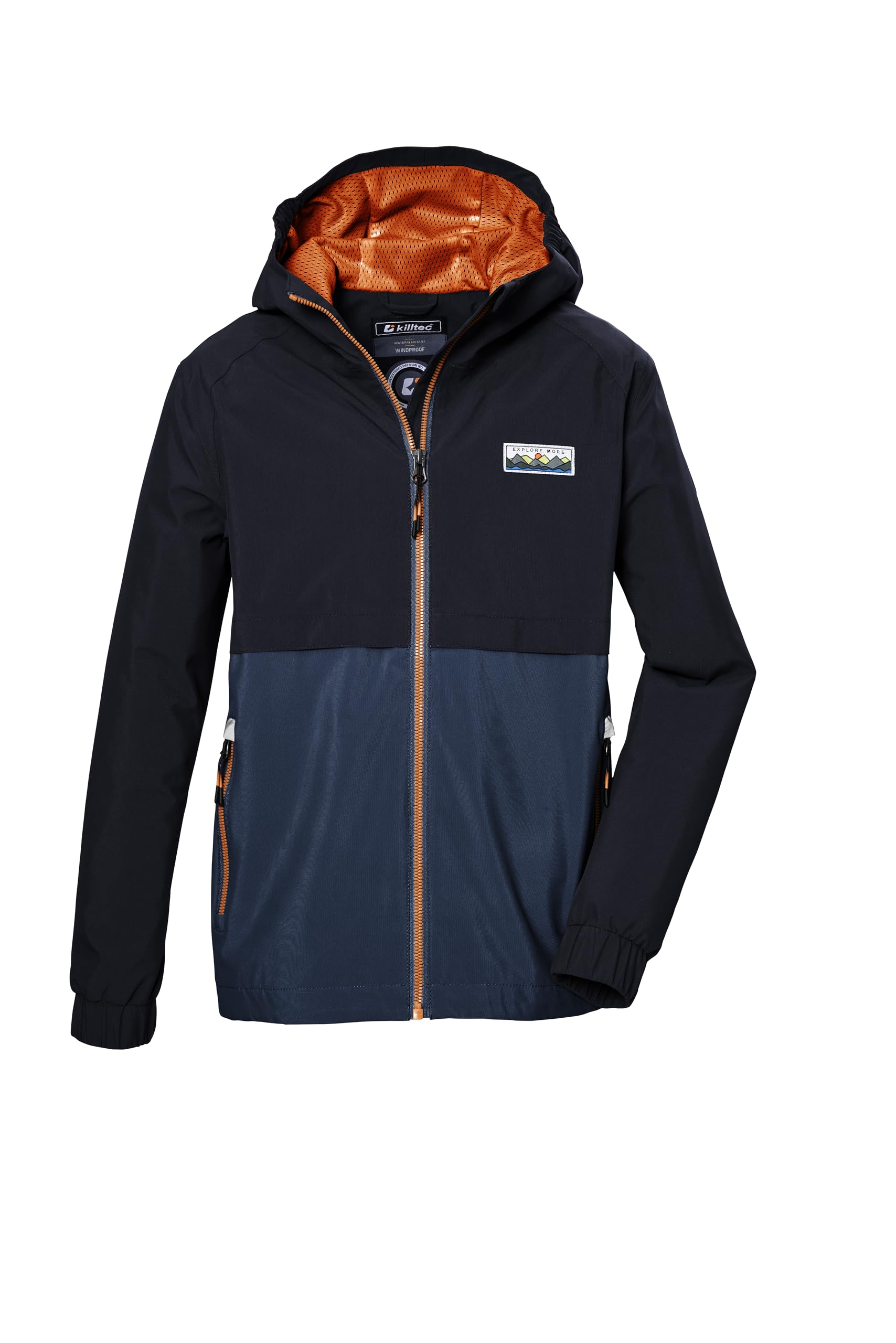 Killtec Kos 141 Bys Jckt Chaqueta funcional impermeable/chaqueta impermeable con capucha Niños (Pack de 1)