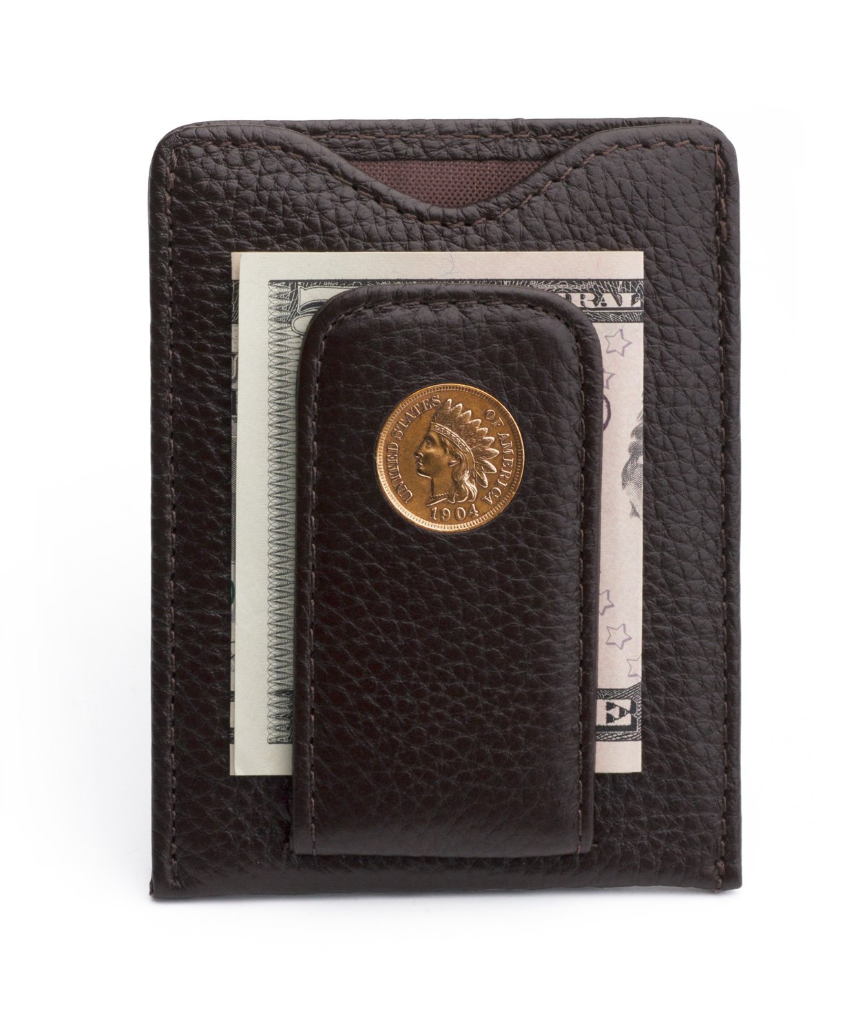 Tokens & Icons Indian Head Penny Money Clip Wallet