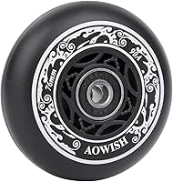 Vista 6 de Ruedas Ripsurf 90a de 2.992 in con rodamientos ABEC-9 para RipStik DLX Caster Board, Deluxe Junior Skateboard, 2 ruedas pivotantes, patineta