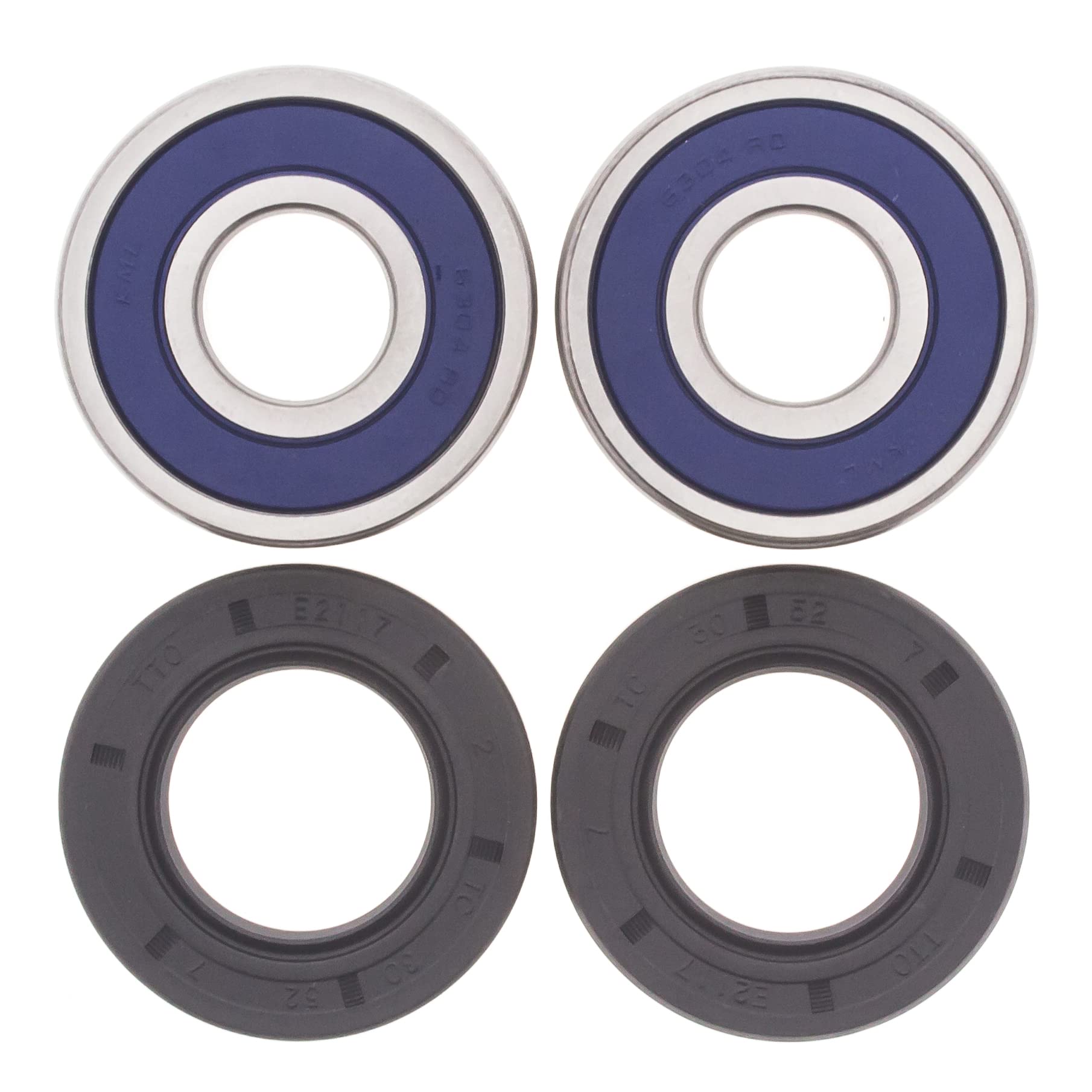 BossBearing Front Wheel Bearings and Seals Kit VTX1800 2002 2003 2004 2005 2006 2007 2008