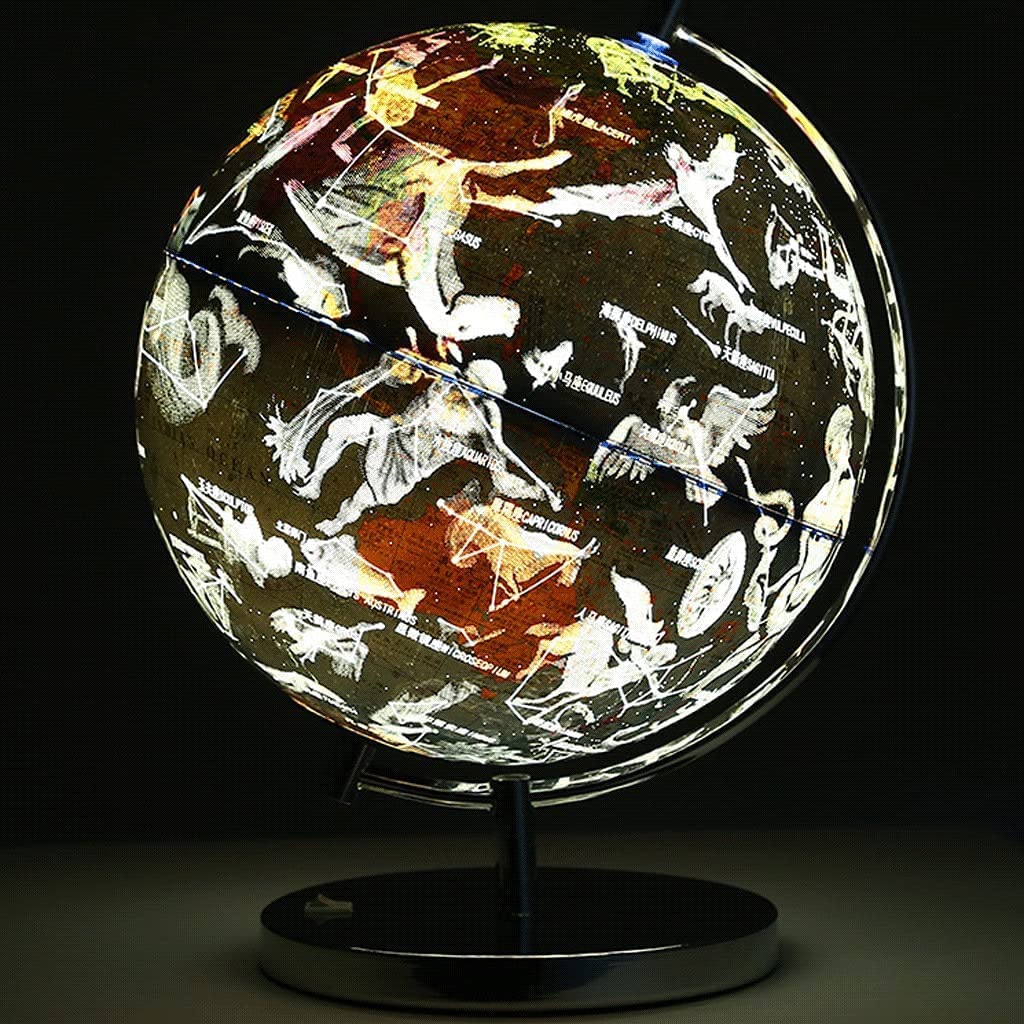 9-calowy edukacyjny z lampką nocną LED Constellation Ar Globe z...