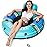 Jasonwell Inflatable River Tube Float - Heavy Duty River Float Pool Floats Lake Premium Water Tubes for Floating Recreational River Raft Lounge Floaties with 2 Cup Holders for Adult