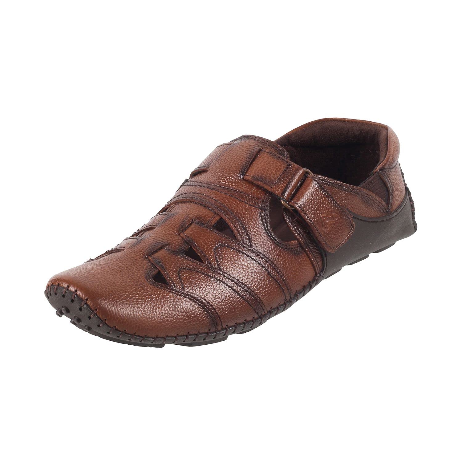 Metro Men Casual Leather Sandal Tan UK/6 EU/40 (18-1587) (B0BRT2BVMS) Amazon Price History, Amazon Price Tracker