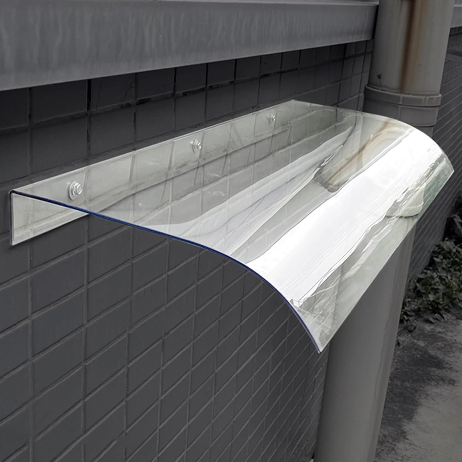 Amazon.co.jp: ひさしパティオ庇 簡易 屋根 後付け 洗濯 雨よけ オーニング テラス雨 避け自転車 カーポート自作キット 日除け ...
