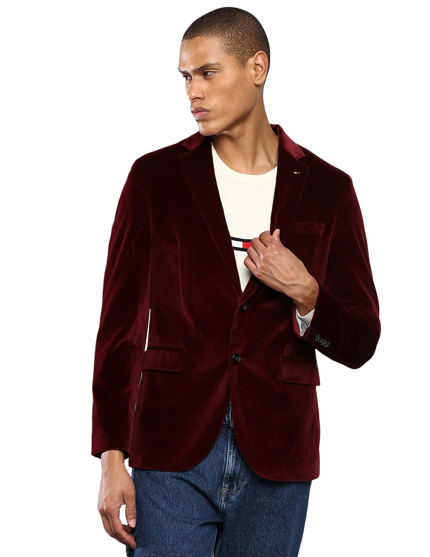 tommy hilfiger Men's Regular Fit Casual Blazer-picture-29