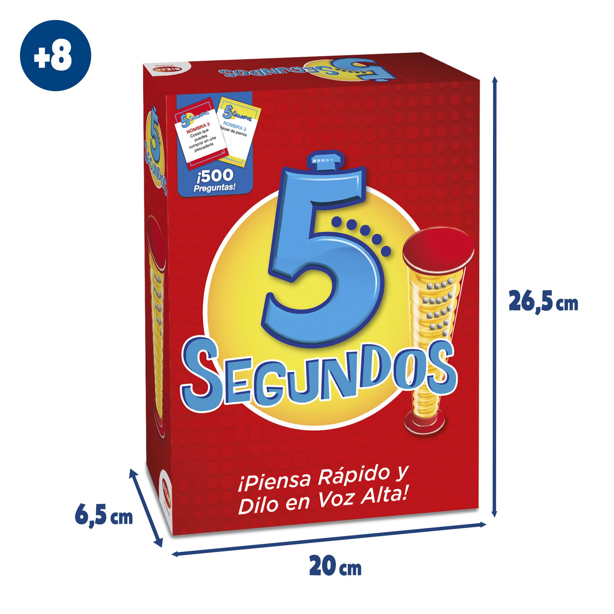 Bizak 5 Secondes Jeu Rapide Questions et réponses + 8 Ans | 64554021