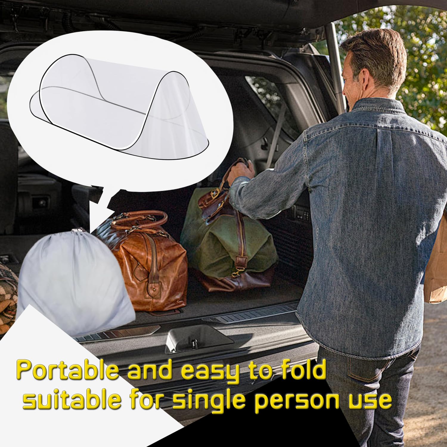 Moustiquaire Pop Up Voyage Pliable Camping, 200 x 80 x 56 cm, Convient pour Les Hébergements de Camping, Évite Efficacement les Moustiques
