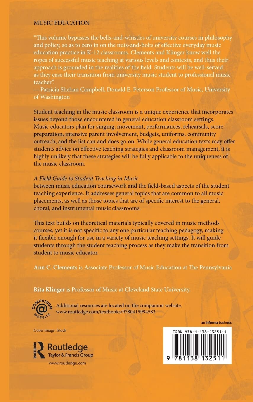 A Field Guide to Student Teaching in Music