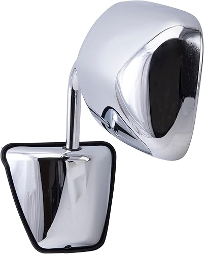 Miniatura 7 de Espejo cromado de repuesto manual del conductor compatible con camioneta Ramcharger 1988-1993 1500 2500 3500 5507499