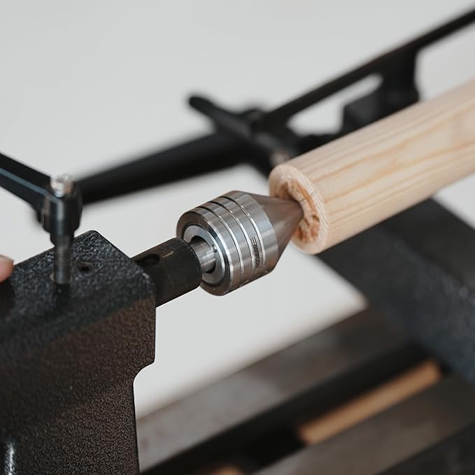 Centro Vivo para Torno de Madera MT1 1-1/4" Punto 60° miniatura 5
