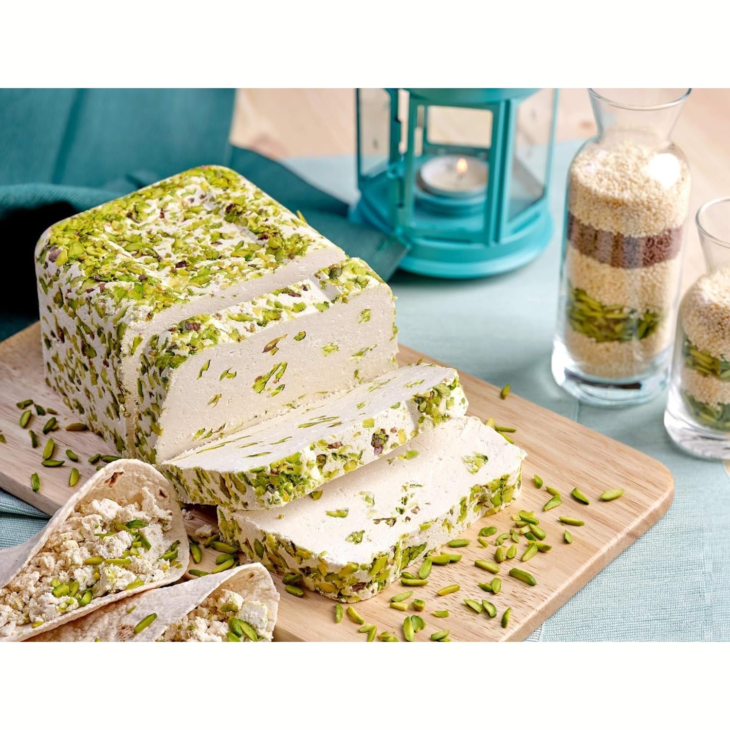 Al Ameera Halawa With Pistachio Creamy And Crunchy Texture 200g (Imported UAE) - Image 5 thumbnail