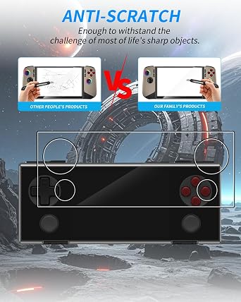 Screen Protector for AYANEO Pocket Micro 2 Retro Handheld Game Console, High Clarity Anti-Scratch Soft PET Film, 3 Pack
