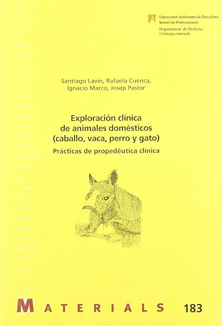 Portada de Exploracion Clinica de Animales Domesticos
