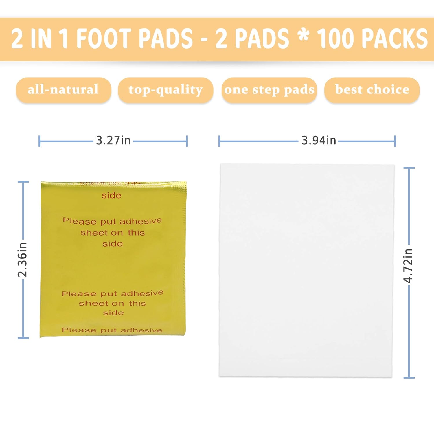 Foot Pads | maguja 100PCS Natural Ginger Foot Pads Foot and Body Care | Sleep & Feel Better | Natural & Premium Ingredients Organic Foot Pads for Travel and Home Use(Ginger Powder) 3 71robOO+iLL. SL1500