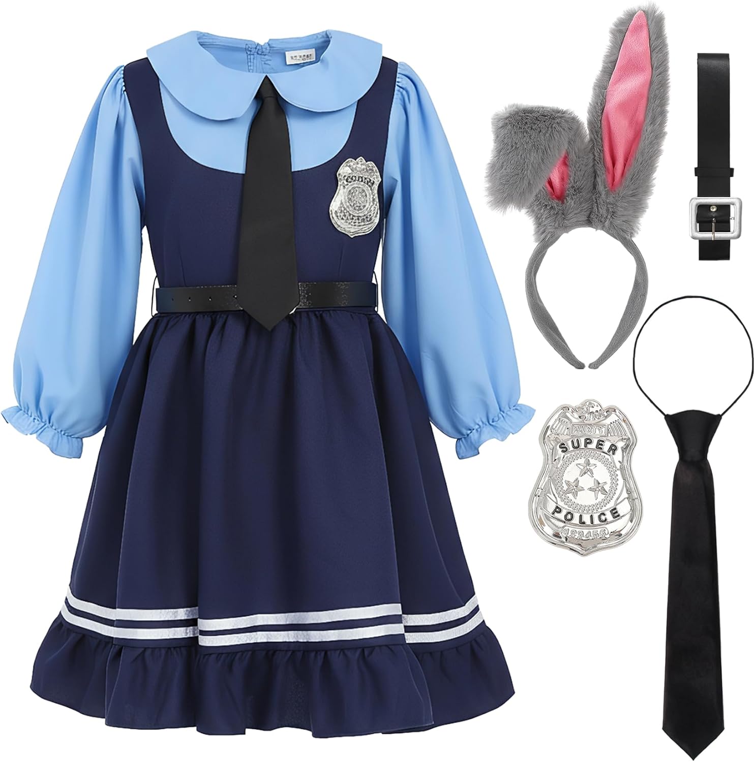 Zoo Halloween Carnival Suit Bunny Uniform With Halloween Cosplay Costume Outfits