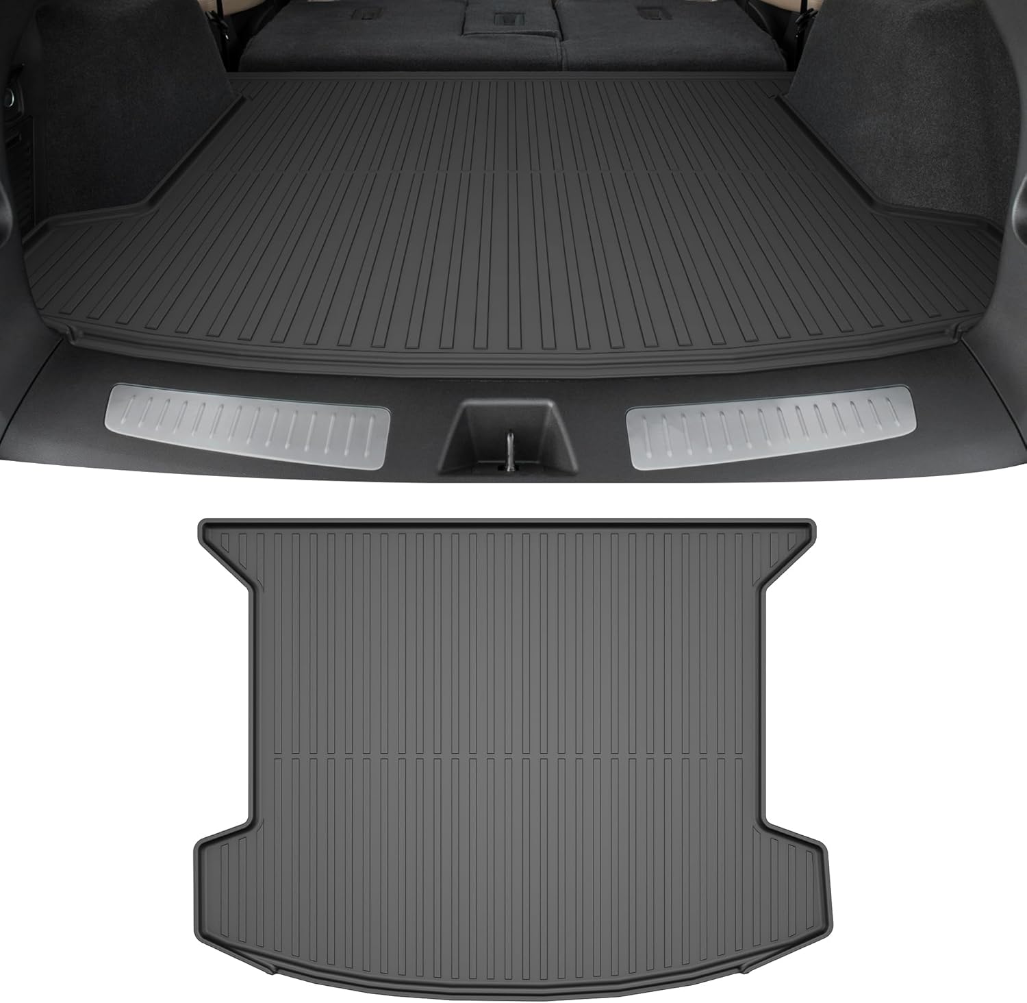 Cargo Mat fit for Cadillac XT5 2017-2025 2026: Custom Fit All Weather TPE Heavy Duty Cargo Liner 2026 XT5 Accessories