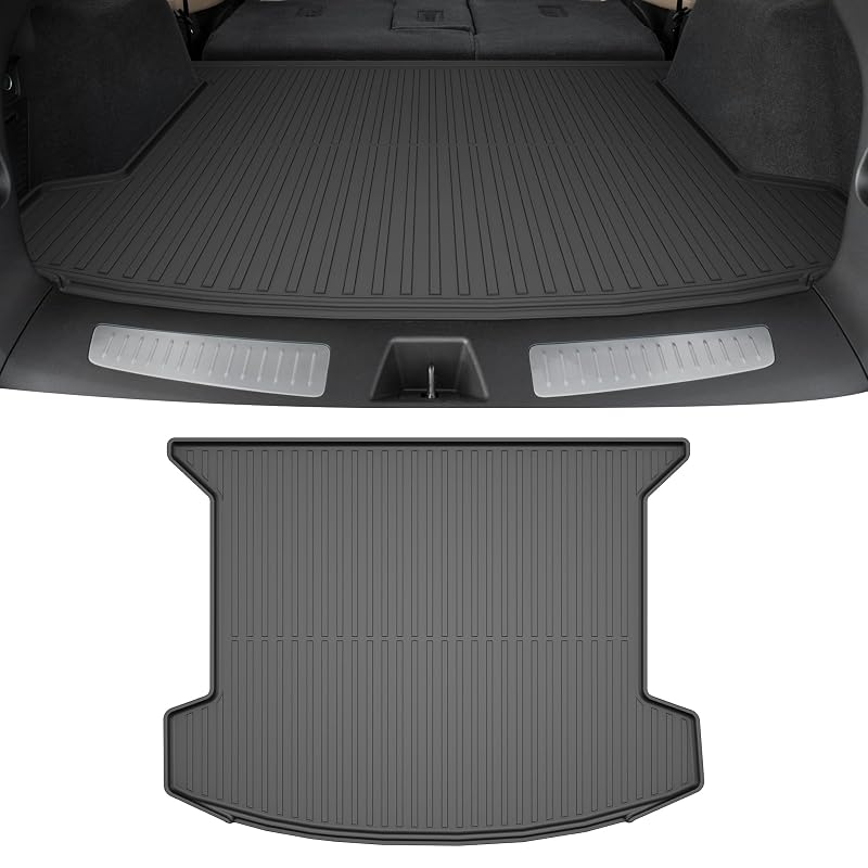 Forro de porta-malas em TPE preto para Cadillac XT5 2017–2026 AOMSAZTO