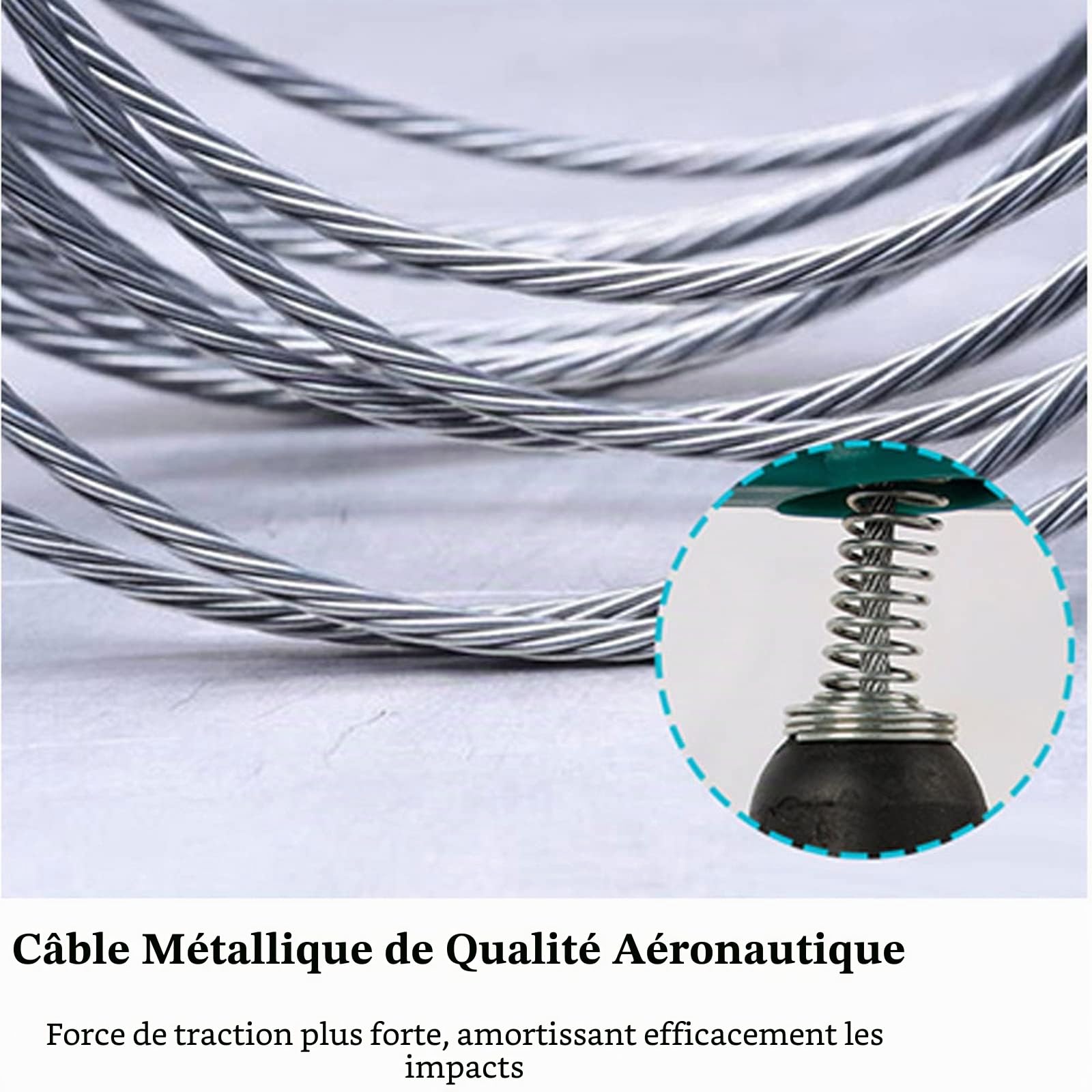 Antichute a Rappel Automatique Sangle, Dispositif Antichute Rétractable, Fall Restraint Device pour Toiture, Antichute Mobile, Stop Chute+Crochet, 5m/10m/15m/20m