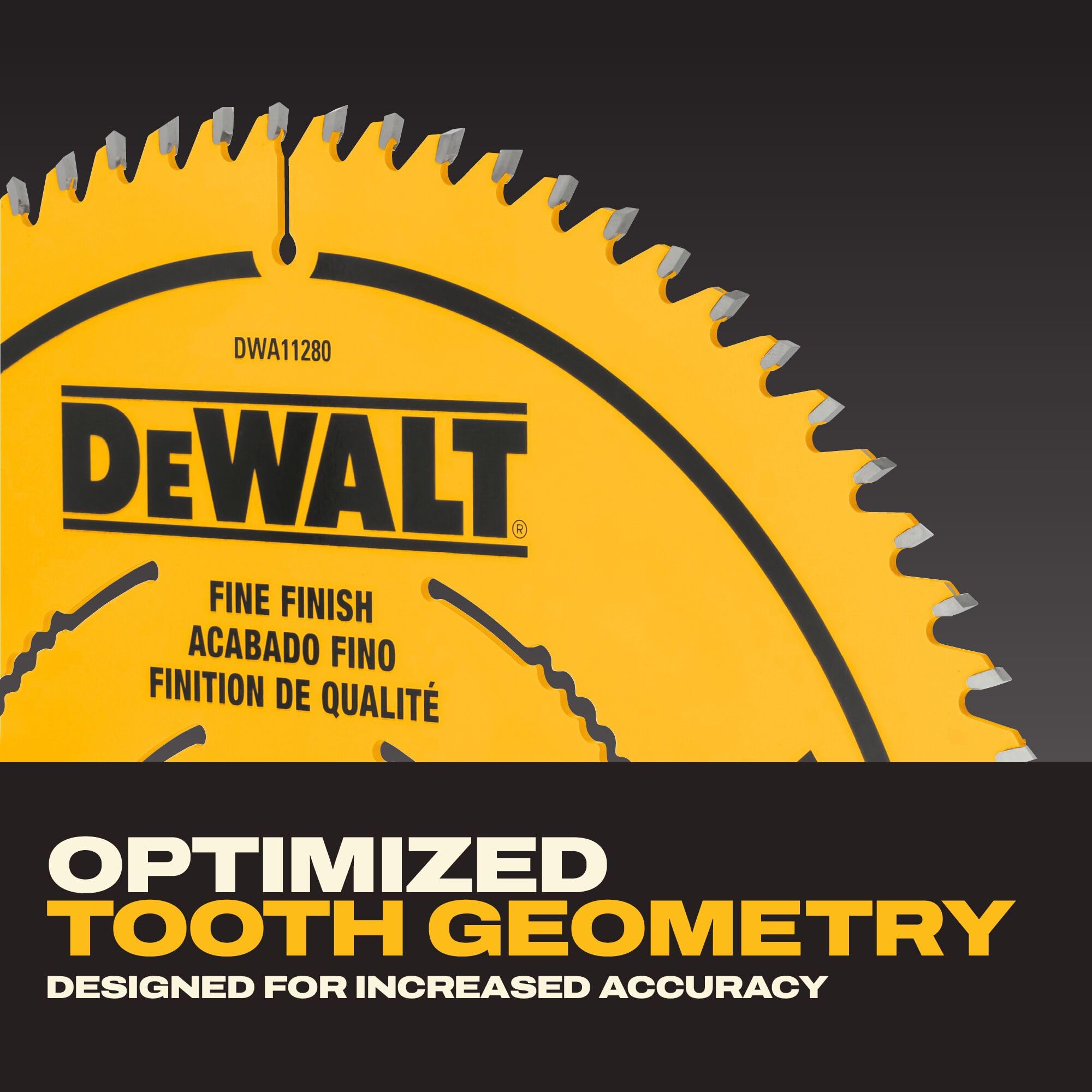 DEWALT 30.5 cm 80T precyzyjne wykończenie brzeszczot (DWA11280)