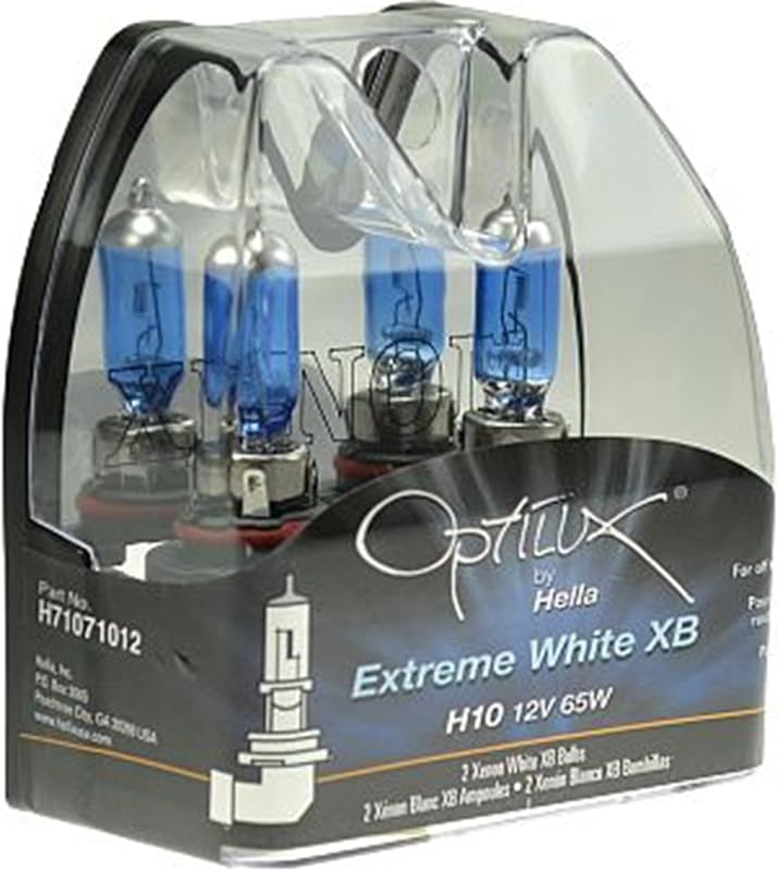 Lâmpadas halógenas H3 Hella Optilux XB Xenon White 12 V 55 W – Pacote com 2