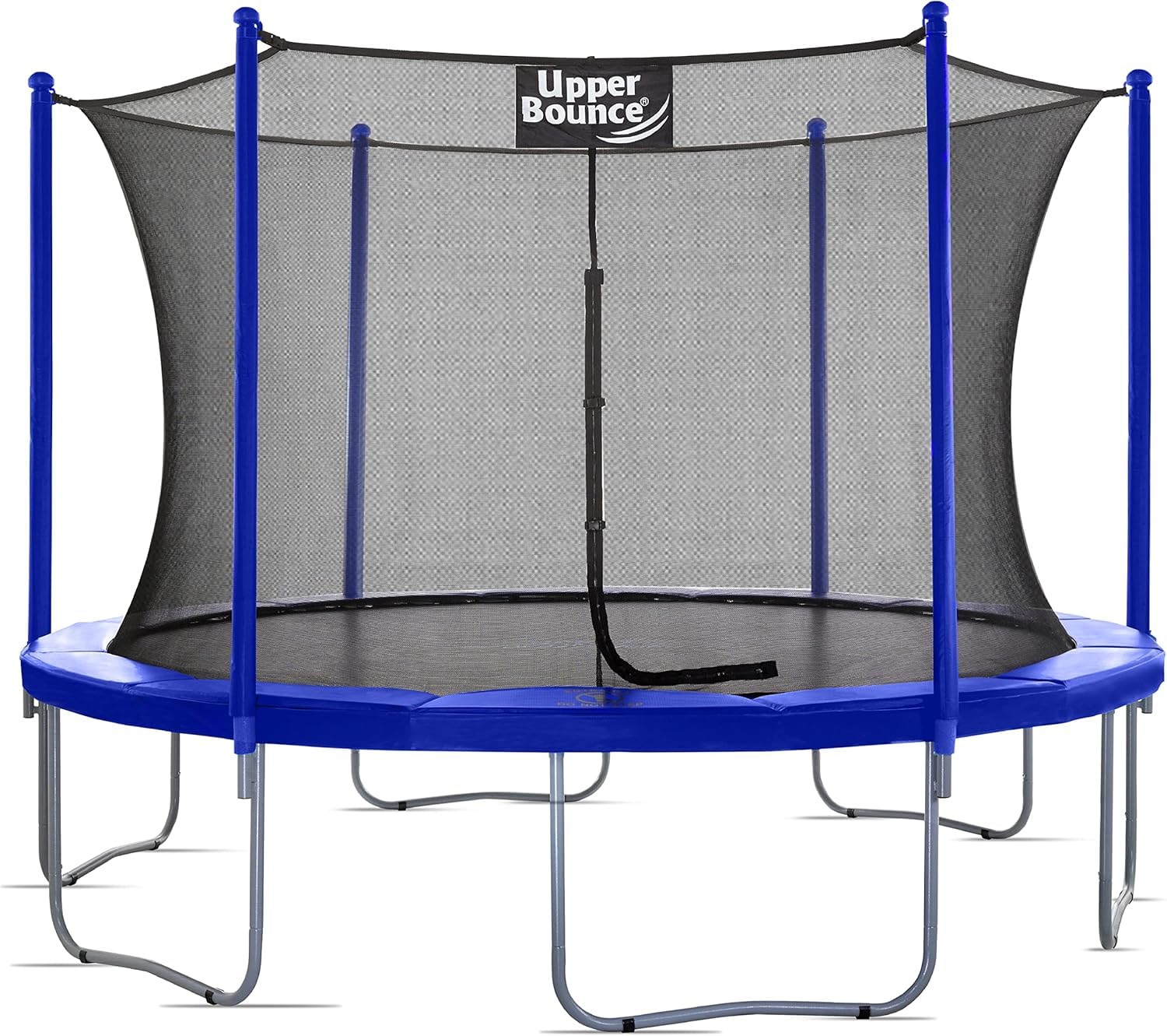 Machrus Upper Bounce Trampoline 7.5FT 9FT 10FT 12FT 14FT 15FT 16FT, Recreational Trampolines with Enclosure- ASTM Approved- Outdoor Trampoline for Kids and Adults with Safety Net and Spring Padding
