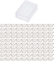 Vista 1 de 100 clips de papel con forma de animal de oro rosa, bonitos clips de papel con forma de conejo, bonitos clips de marcado para suministros