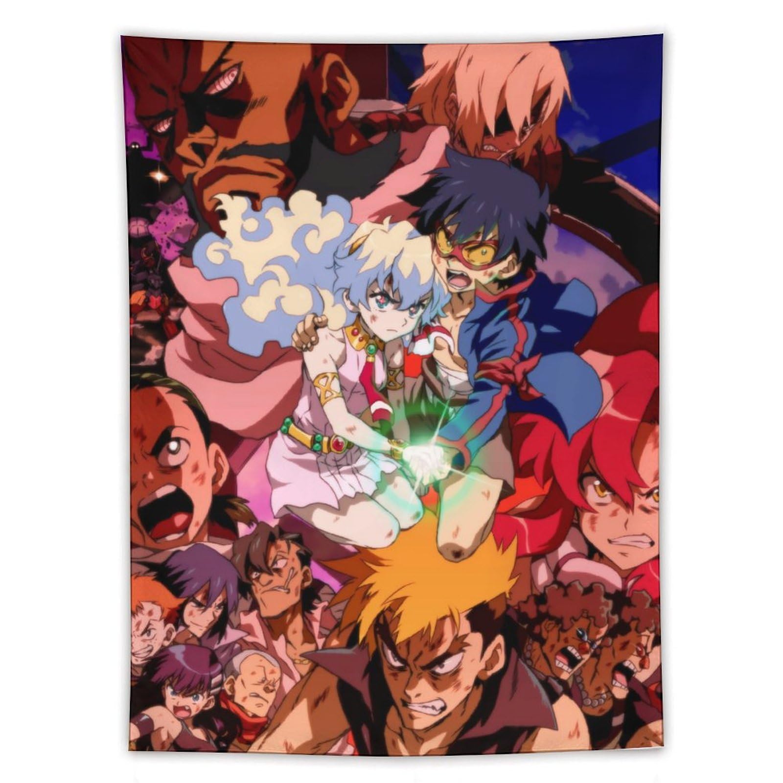 Amazon.co.jp: タペストリー 天元突破グレンラガン 壁掛け ポスター 壁