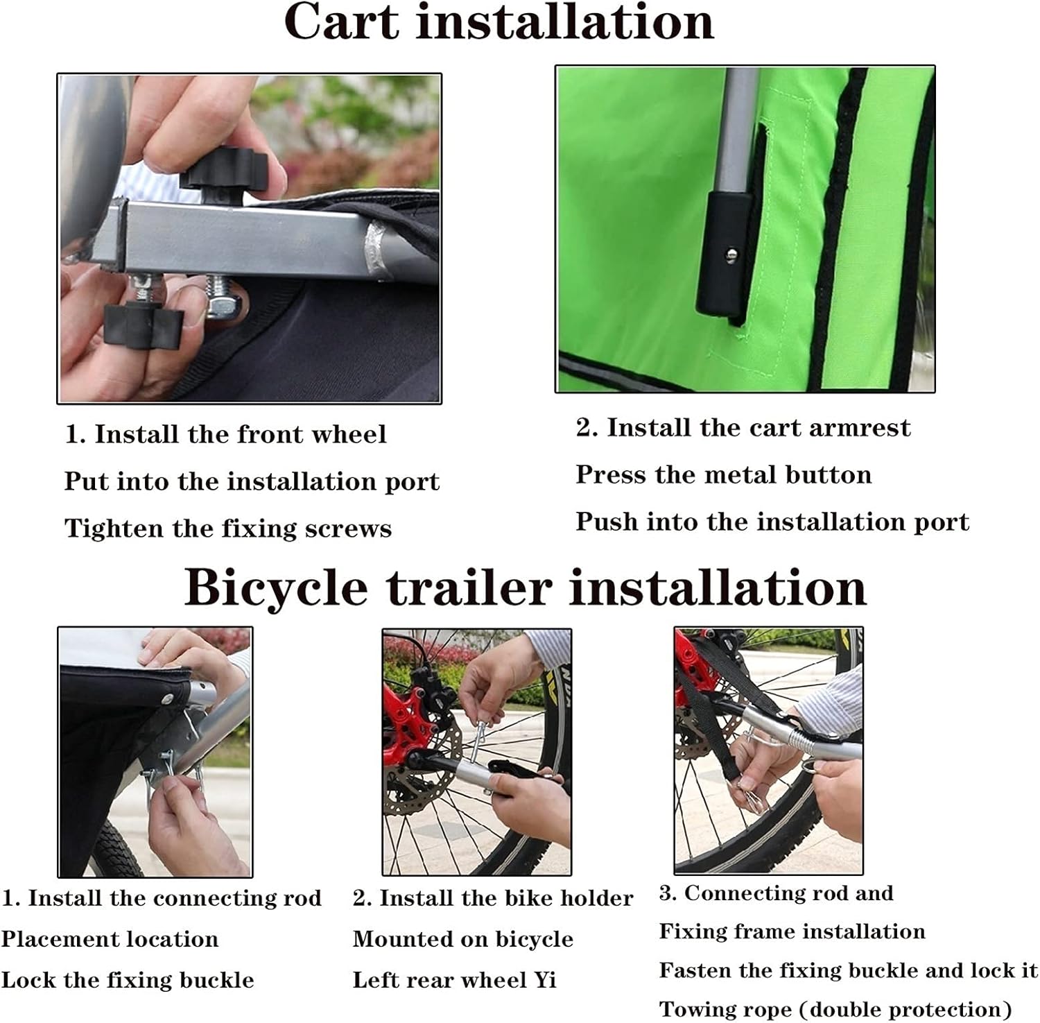 DPBHDM Bicycle Stroller Disconnect Bicycles Image