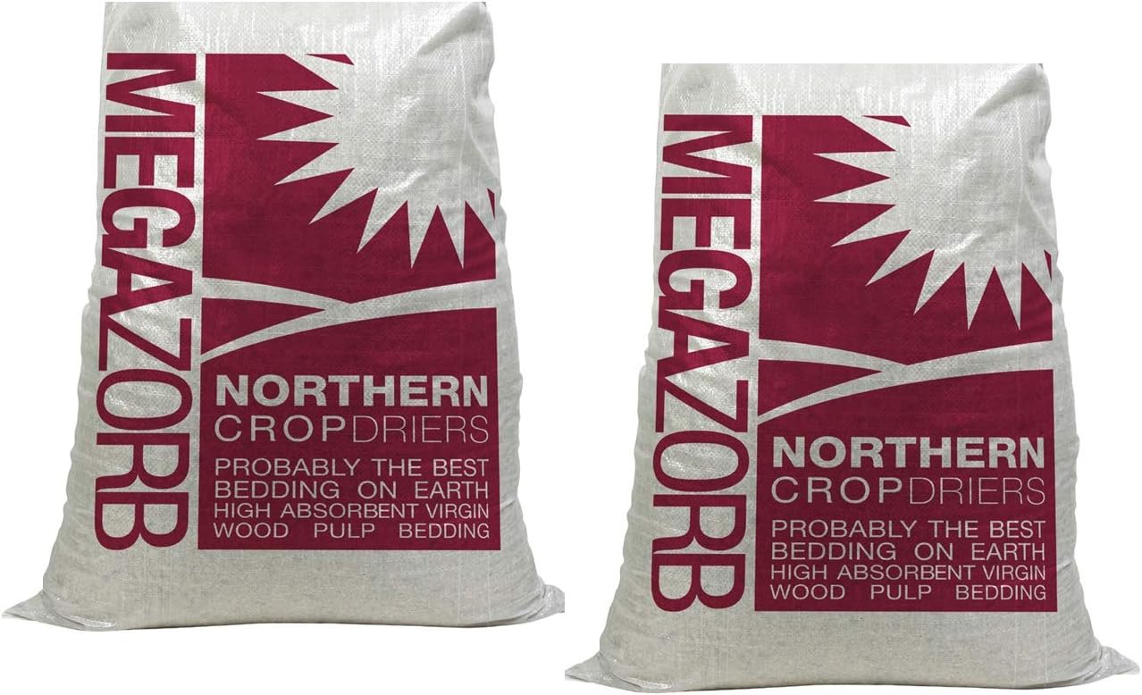 2 X Megazorb Animal Bedding 85 Litres