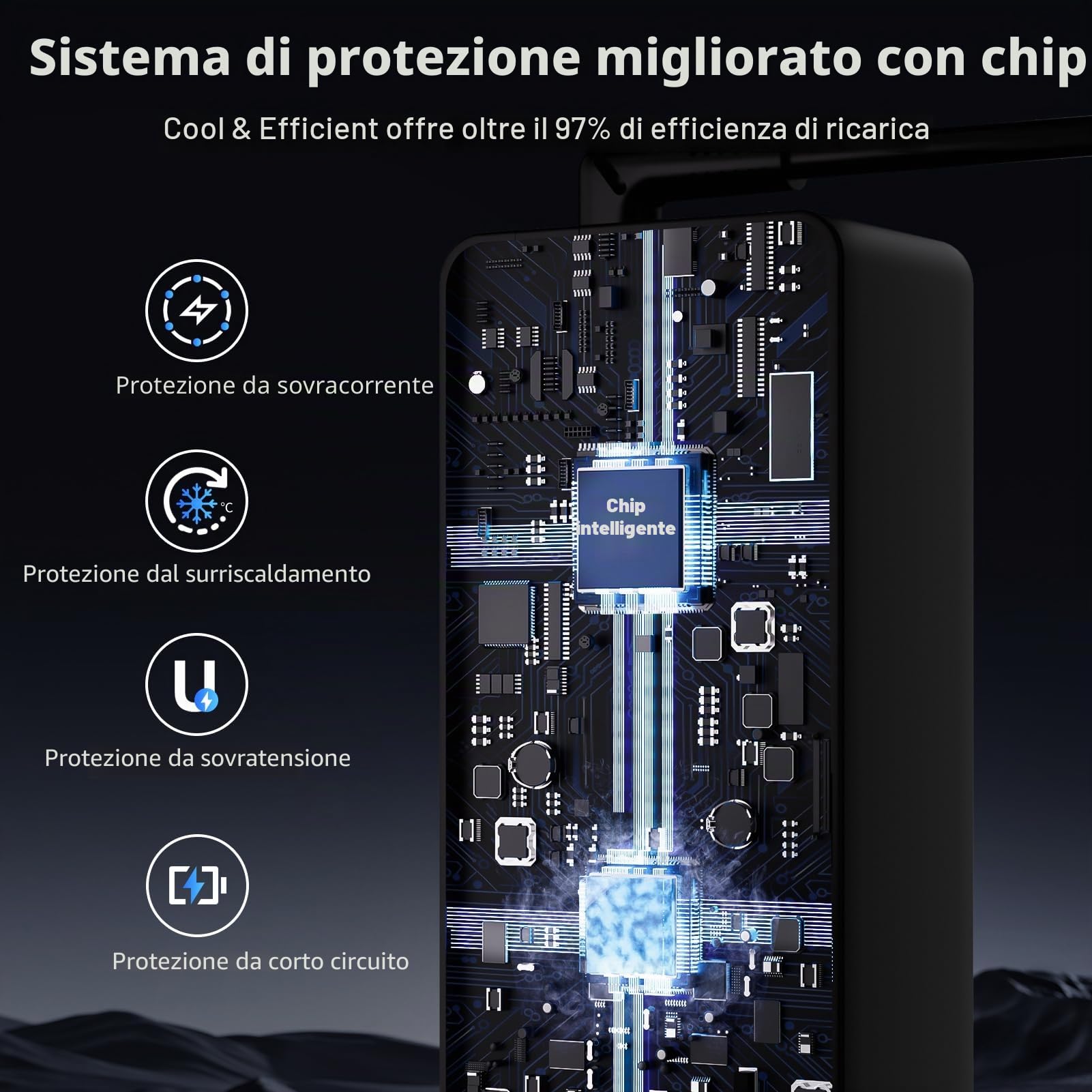 Alimentatore USB C 65W per Lenovo ThinkPad Touch Yoga HP Chromebook ASUS Dell Acer Caricatore Samsung Huawei MacBook-Carica Rapida con PD 3.0 e QC Caricabatterie Computer Portatile PC Charger