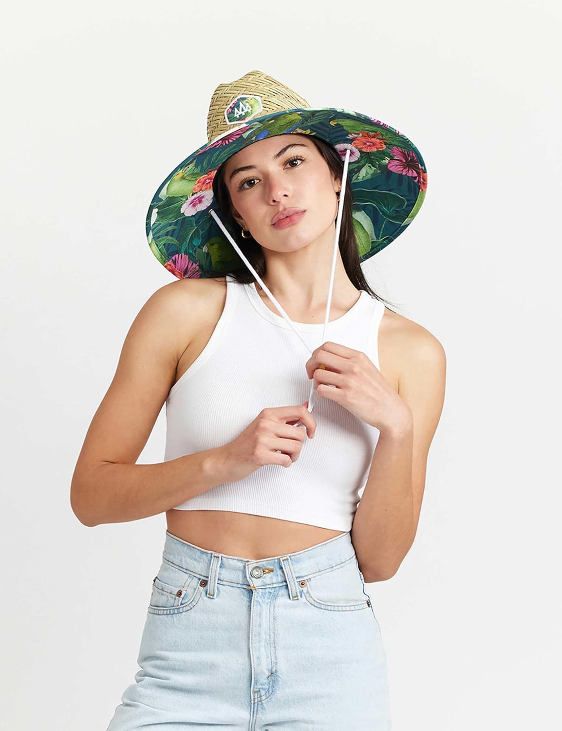 Straw Visor for Women | Packable Beach Visor & Sun Visor | Sun Protection | One Size | Hemlock - Image 4