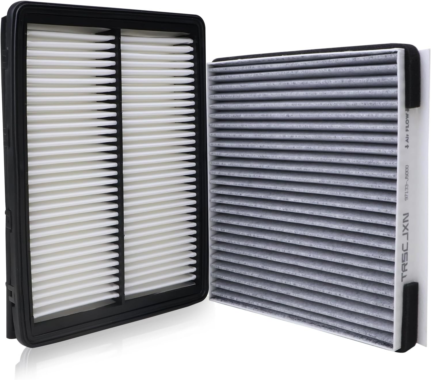 28113-A9100 Engine Air Filter & 97133-J5000 Cabin Air Filter kit Compatible with Kia Telluride 3.8L 2020-2025, Hyundai Santa Fe 2.0L/2.4L 2019-2020, Replaces 97133-3M000,WP10367,WA10271