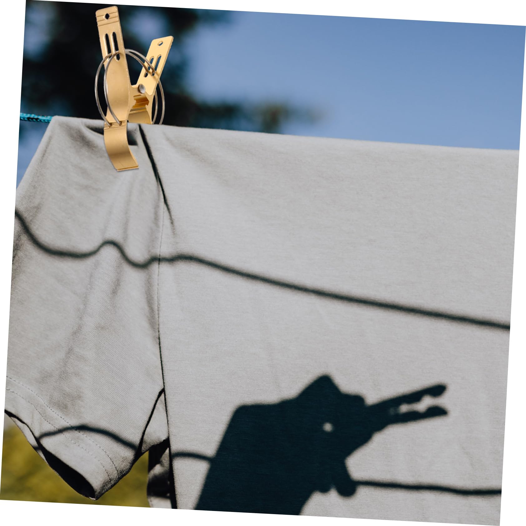 Pinzas Metálicas para Ropa de Aleación de Aluminio 9 Piezas | Resistencia al Viento, Muelle Potente Antideslizante, para Calcetines y Mantas, Uso en Secado Interior Color Aleatorio