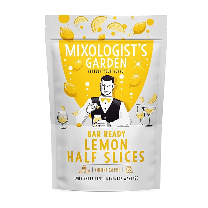 Mixologist's Garden FreezeDried Lemon Slices 100+ Slices