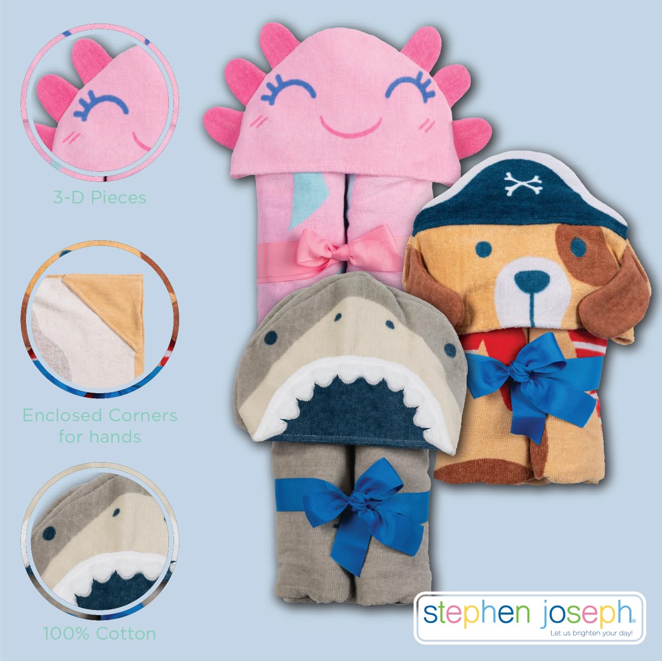 Stephen Joseph - Kapuzenhandtuch für kinder - Einhorn