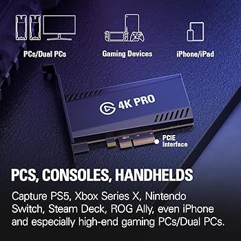 Amazon.com: Elgato 4K Pro, Internal Capture Card: 8K60