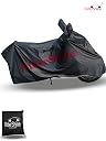 RiderShine Waterproof Bike Body Cover for Classic 350 Signals (Black) gallery image