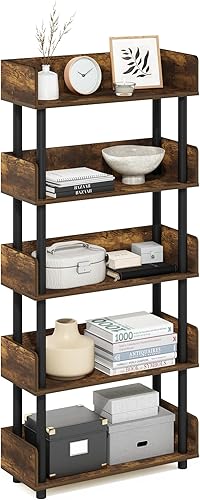 Miniatura 96 de Furinno Turn-N-Tube - Estantes de almacenamiento, estante para libros de 3 niveles, estante esquinero, estantes abiertos sin herramientas, para