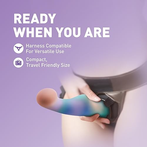 Miniatura 6 de Blush Avant Opal Dreams - Consolador curvo de 6 pulgadas para punto G y P, estimulación de placer elegante y profundo, polla de silicona